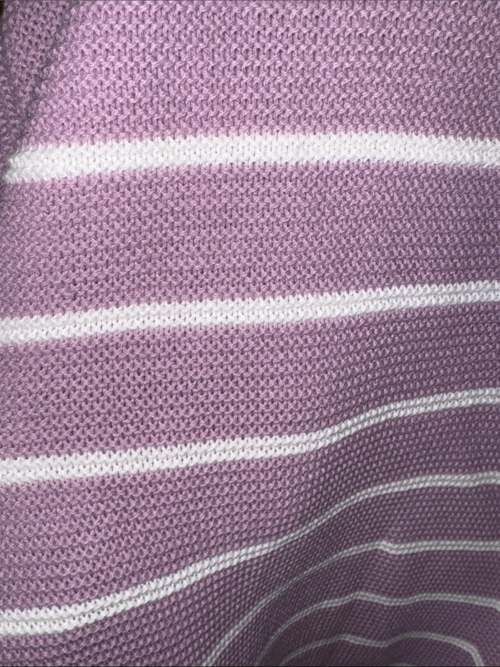Croft & Barrow Soft Lilac Knit Sweater - Picture 4 of 5